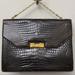 Gucci Bags | Gucci Brown Alligator Skin Top Handle Crossbody Bag Vintage Minimal Chic | Color: Brown/Gold | Size: Os
