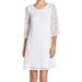 Lilly Pulitzer Dresses | Lilly Pulitzer Foley Dress Resort White Whirlpool Knit Lace A-Line Swing Dress L | Color: White | Size: M