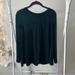 Zara Tops | Emerald Green Silky Zara Long-Sleeve Shirt | Color: Green | Size: M