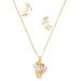 Kate Spade Jewelry | Kate Spade Love Birds Pendant Necklace & Earrings Boxed Set | Color: Gold | Size: Os