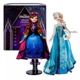 Disney Office | Disney's Anna And Elsa Collector Doll Set By Brittney Lee Limited Edition | Color: Red | Size: Os