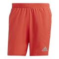 Adidas Herren Shorts (1/2) Own The Run SHO, Bright Red/Reflective Silver, IC7633, S 7"