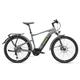 HEPHA E-Bike Trekking 7 Ultra, 100Nm Mittelmotor Elektrofahrrad, 708Wh Akku (bis zu 200Km), Smart APP, 10-Gang, Federgabel 63mm, 27.5 Zoll, Modell 2023(Highstep, Dark Grey, M-49cm)