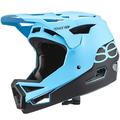 7 iDP Project 23 ABS MTB Mountain Bike Full Face Vented Bicycle Helmet (Matt Ocean Blue/Black, M (58cm - 59cm))