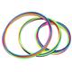 PriceKingX Hula Hoops - Multicolor Fitness Hula Hoops - Solid Plain Hula Hoops for Adults and Kids, Exercise Hoops for Indoor and Outdoor Use, Kids Fun Activity Games, Small-Large (55cm, 16)