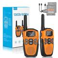 Walkie Talkies for Adults Kids Long Range,NXGKET Rechargeable Walky Talky Radio 2 Pack With Built-In Batteries,Kids Toys for 3-12 Years Old,VOX 16 Channels Usb Type-C Cable For Outdoor Camping Hiking