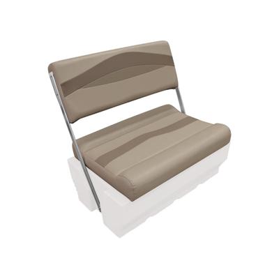 Wise Premier Pontoon Flip-Flop Seat Cushions Only Mocha Java/Cafe/Mushroom Large BM1152-1749