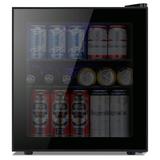 R.W.FLAME 17.32" Width 60 Cans (12 oz.) Freestanding Beverage Refrigerator Cooler w/ 17 Bottle Wine Storage | Wayfair SZ58JG46BH