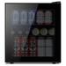 R.W.FLAME 17.32" Width 60 Cans (12 oz.) Freestanding Beverage Refrigerator Cooler w/ 17 Bottle Wine Storage Glass/Panel Ready | Wayfair SZ58JG46BH