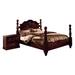 Canora Grey Ermellina Wood Cal King 2-Piece Bedroom Set Wood in Brown/Red | 53.5 H in | Wayfair 707B00AD9D684E378EFC9DAC241D9A6C