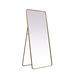 RE/FINE™ Sabine Metal Rounded Rectangle Floor Mirror Metal in Yellow | 72 H x 32 W x 1 D in | Wayfair E69C427E28E5495D8EE0F149C081A628