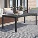 Wade Logan® Barbur Extendable Dining Table Plastic/Metal in Black | 30 H x 83 W x 39.37 D in | Outdoor Dining | Wayfair