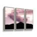 Loon Peak® Elgar Mountain View - 3 Piece Floater Frame Print on Canvas in White | 24 H x 36 W x 2 D in | Wayfair E563A8CCD2E54CEFA7BFADB65E154AF0