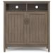 Red Barrel Studio® Bilaal Solid Wood 2 - Door Accent Cabinet Wood in Brown | 42 H x 39 W x 16 D in | Wayfair 0153D21ACEA64F0797EB22A483538A51