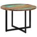 Millwood Pines Dining Table 43.3" x 29.5" Solid Wood Reclaimed Wood/Metal in Black/Brown/Gray | 29.5 H x 43.3 W x 43.3 D in | Wayfair