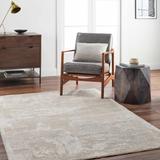 Indah 2'7" x 3'11" Modern Light Gray/Cloud Gray/Multi Brown/Nutmeg/Dark Gray Area Rug - Hauteloom