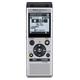 OM SYSTEM WS-882 hochwertiger digitaler Voice Recorder mit Stereomikrofonen, 6 Aufnahmemodi, Direkt-USB, eingebautem Ständer, 4 GB interner Speicher, Silber