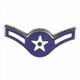 US Air Force Airman Collar Device Pin