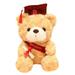 Graduation Bear Plush Stuffed Bear Lovely Plush Toy Graduation Bear Gift
