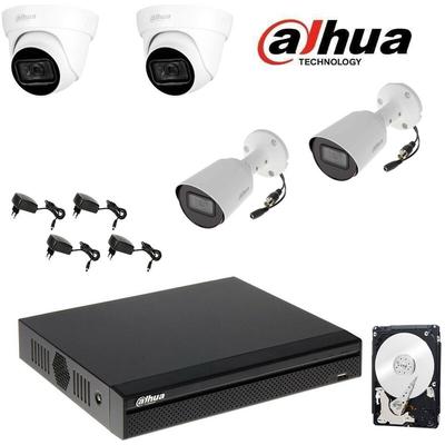 Dvr videoüberwachungsset 4 kanäle 4 kameras 2 mpx hd 2 tb - Dahua