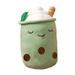 Stuffed Plush Toy Pillow Cute Milk Tea Plushie Adorable Cuddle Pillow for Baby green 50cm