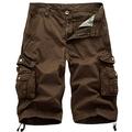 Mensshorts Clearance Solid Sports Cargo Pants Casual Leisure Bib Pants Coverall With Pockets Bike Shorts for Men Hiking Pants for Men Brown Xl
