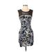 Gentle Fawn Casual Dress - Bodycon: Black Floral Dresses - Women's Size 2