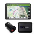 Garmin RV 1095 MT-S RV GPS Navigator with Mini Car Charger & Power Pack Bundle