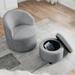 360 Swivel Barrel Chair with Round Storage Chair