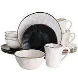 Elama Roman 16 Piece Stoneware Dinnerware Set