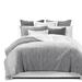 Mycroft Gray Full/Double Comforter & 2 Shams Set, plus 2 bonus cushions