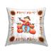 Stupell Happy Scarecrow Pumpkin Harvest Printed Throw Pillow Design by Emma Leach