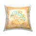 Stupell Yellow Disco Vibes Retro Ball Printed Throw Pillow Design by Martina Pavlova