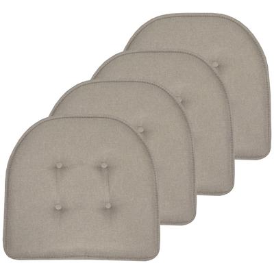 U-Shaped Memory Foam Chair Pad Pairs (Assorted Colors) - 16