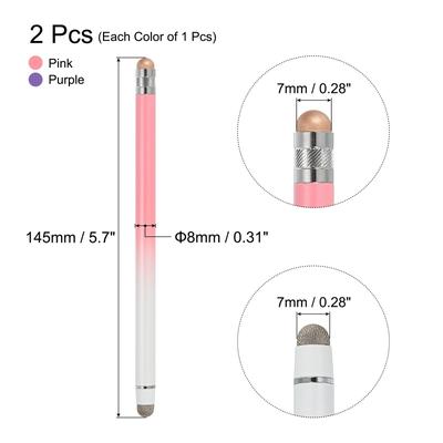 2pcs Stylus Pens for Touch Screens Capacitive Stylus Gradient Pink Purple - Gradient Pink Purple