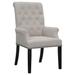 Coaster Furniture Alana Upholstered Tufted Arm Chair with Nailhead Trim