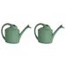 Southern Patio Large 2 Gallon Plastic Garden Plant Watering Can, Green (2 Pack) - .69