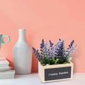 Simulation Flower Pot Lavender Fake Flower Plant Living Room Decoration Ornament
