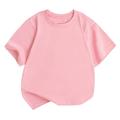 Holiday Savings Deals! Kukoosong Summer Baby Boy Clothes Baby Girl Clothes Funny Toddler Shirt Moms Day Gift Trendy Kid Shirt Kid T-Shirt Funny Youth Shirt Pink 4-5 Years