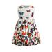 2-12T Girls Casual Dress Kids Sleeveless Summer Party Outfit Dresses Sundress for Toddler/Little Girls/Big Girls