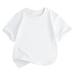 Holiday Savings Deals! Kukoosong Summer Baby Boy Clothes Baby Girl Clothes Funny Toddler Shirt Moms Day Gift Trendy Kid Shirt Kid T-Shirt Funny Youth Shirt White 1-2 Years