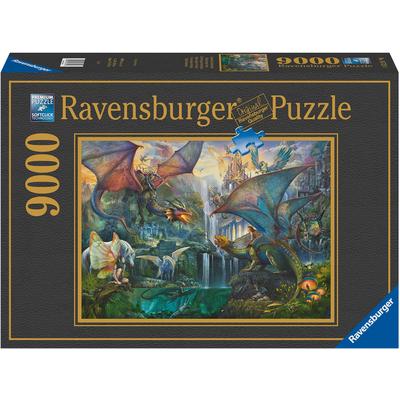 Puzzle RAVENSBURGER "Zauberhafter Drachenwald", bunt, Puzzles, KinderB:138cm H:192cm, Pappe, Made in Germany, B:138cm H:192cm Image