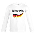 Supportershop T-Shirt Germany weiß L/S Kinder Fußball 110 weiß