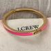 J. Crew Jewelry | J. Crew Enamel Bracelet | Color: Gold/Pink | Size: Os