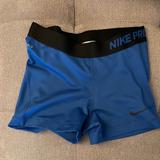 Nike Shorts | Nike Compression Shorts, Blue, Medium | Color: Black/Blue | Size: M