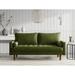 Wade Logan® Brighton 70" Square Arm Sofa Polyester in Green | 33.5 H x 70 W x 32 D in | Wayfair 0D911E60A9624B1D88FFC21B96E6EB86