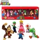 Figurines d'action Super Mario Bros en PVC pour enfants Luigi Yoshi Matkey Kong jouets modèles