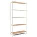 5-tier Bookshelf Multi-use Storage Organizer Rack w/ Metal Frame