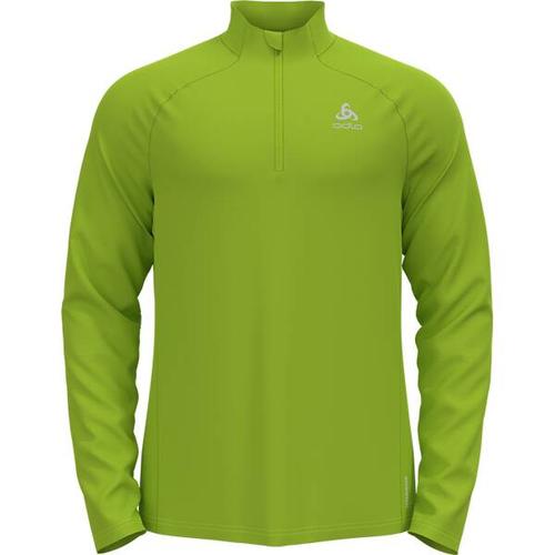 ODLO Herren Midlayer 1/2 zip ESSENTIAL CER, Größe S in Grün