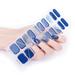 JNANEEI 20Pcs Semi Cured Gel Nail Polish Strips Nail Decals Waterproof Gel Nail Wraps